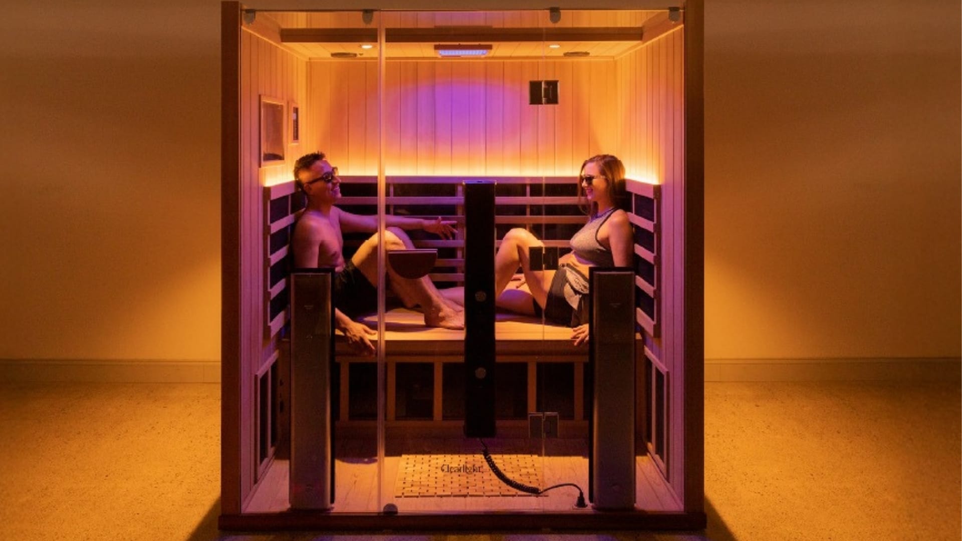 Infrared sauna at Zivel Riverton